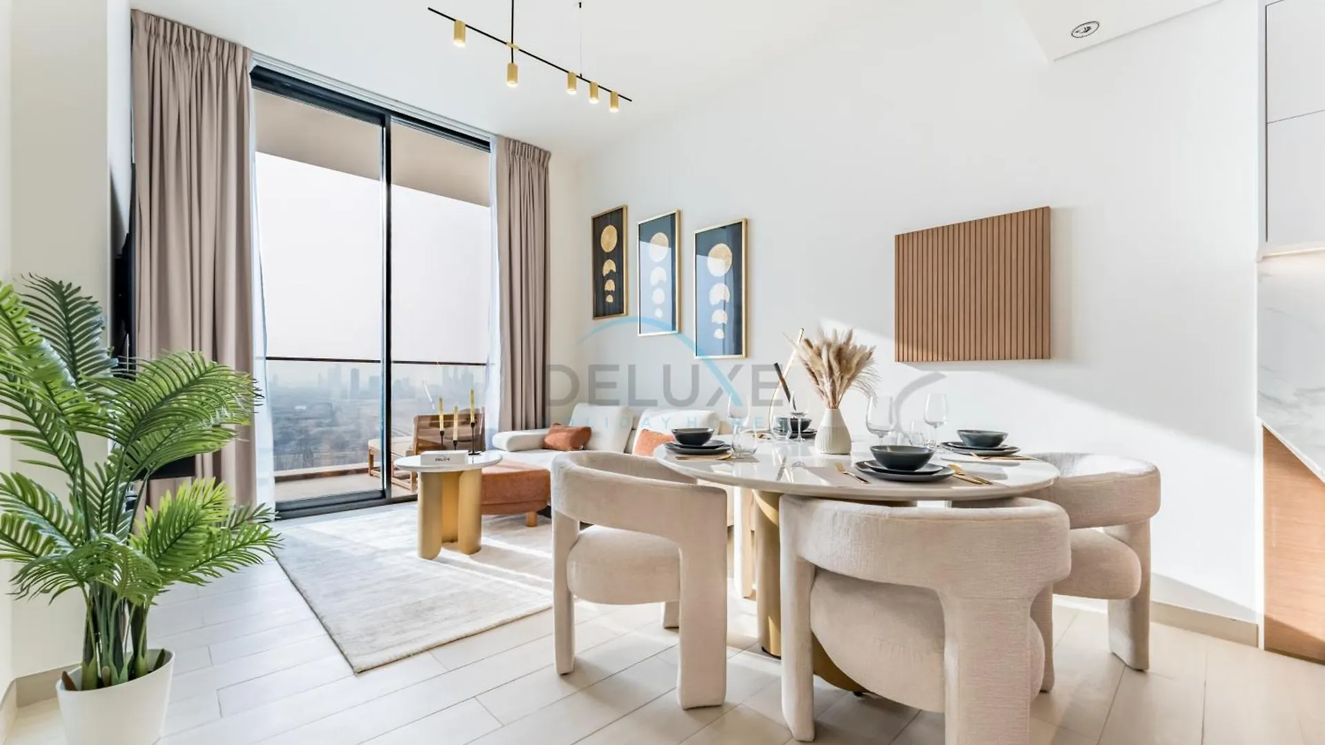 Newly Furnished Apartment Near Circle Mall With Marina Views, Binghatti Onyx, Jvc By Deluxe Holiday Homes Dubai